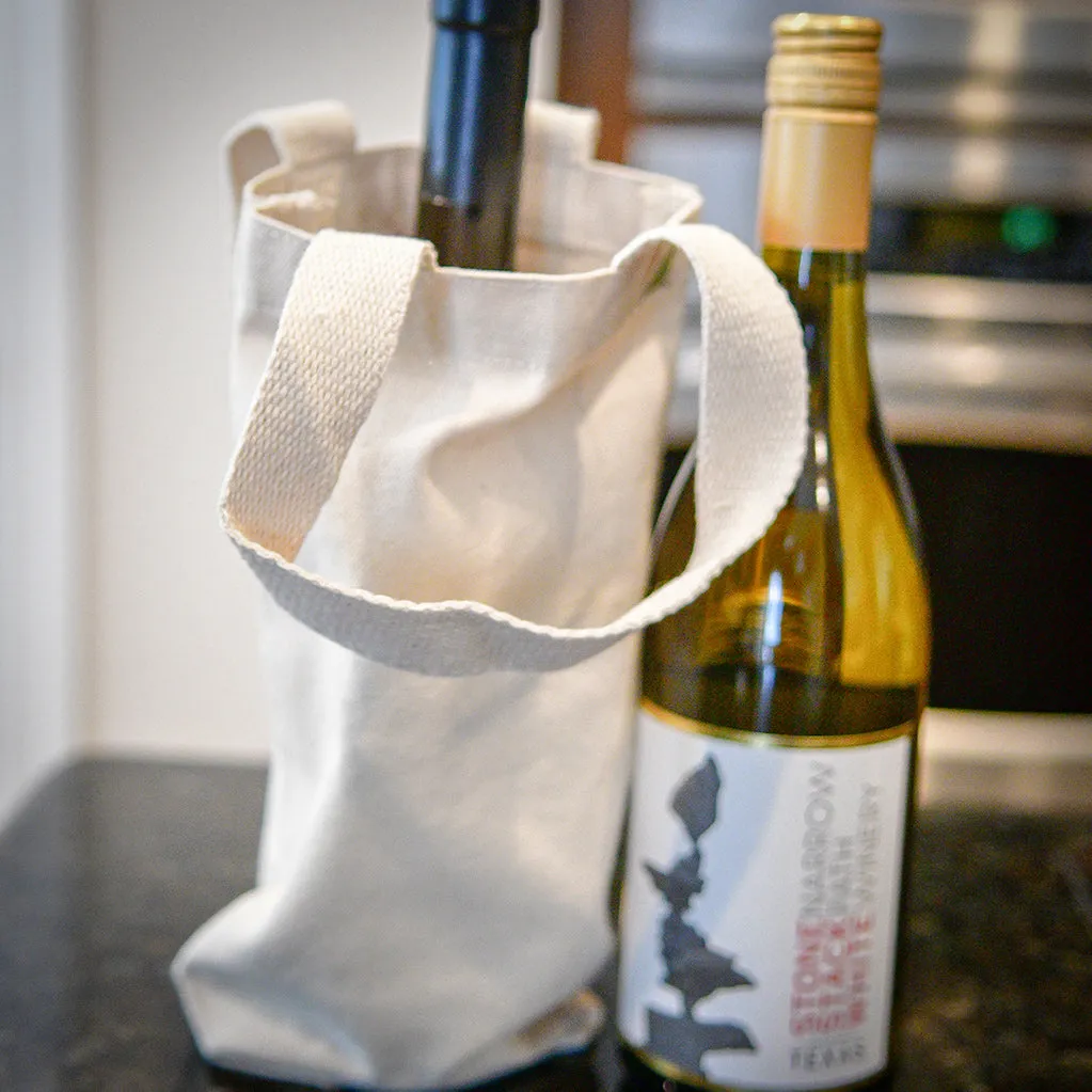 Recycled Cotton Wine Tote