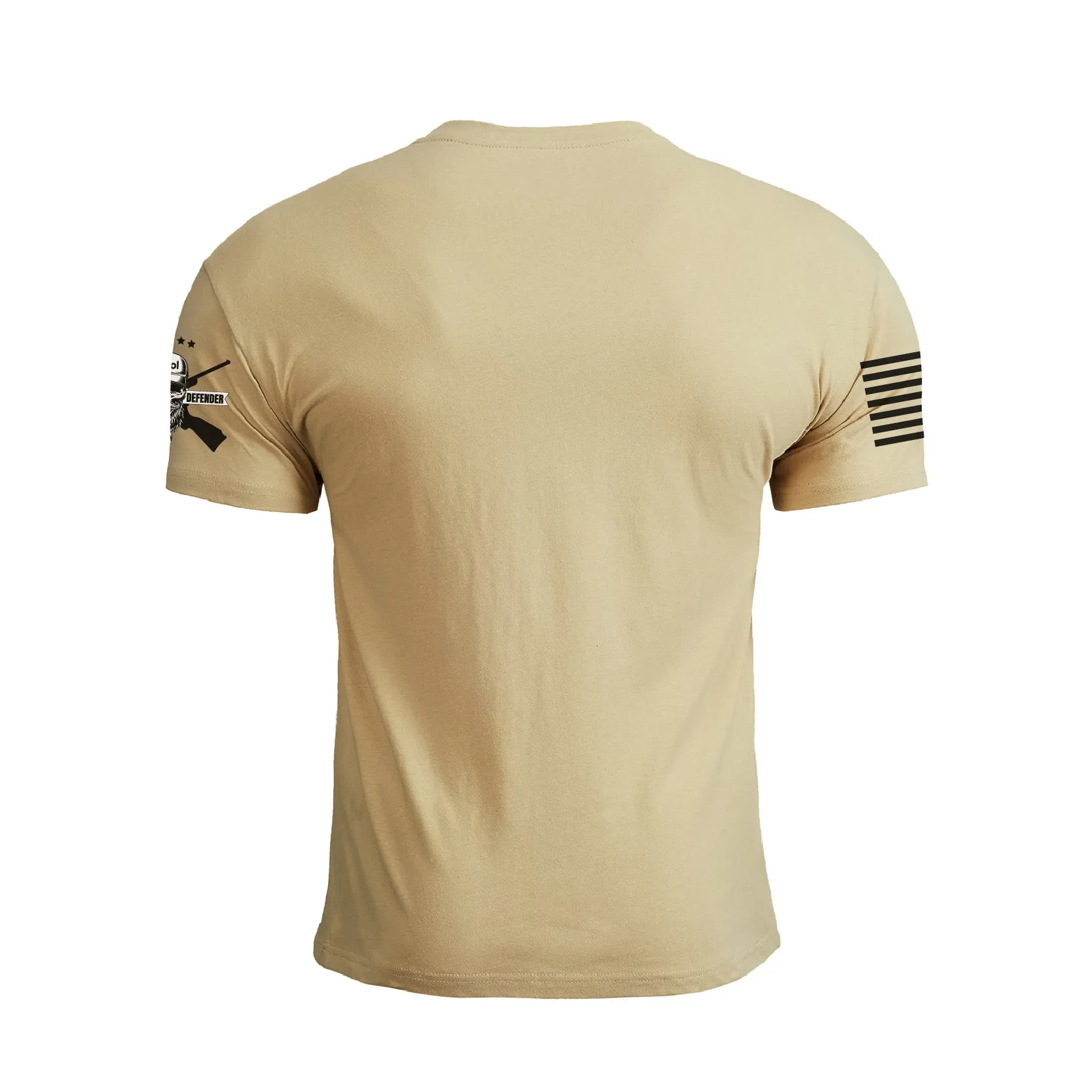 RETRO SPARTAN USA FLAG 100% COTTON GRAPHIC TEE
