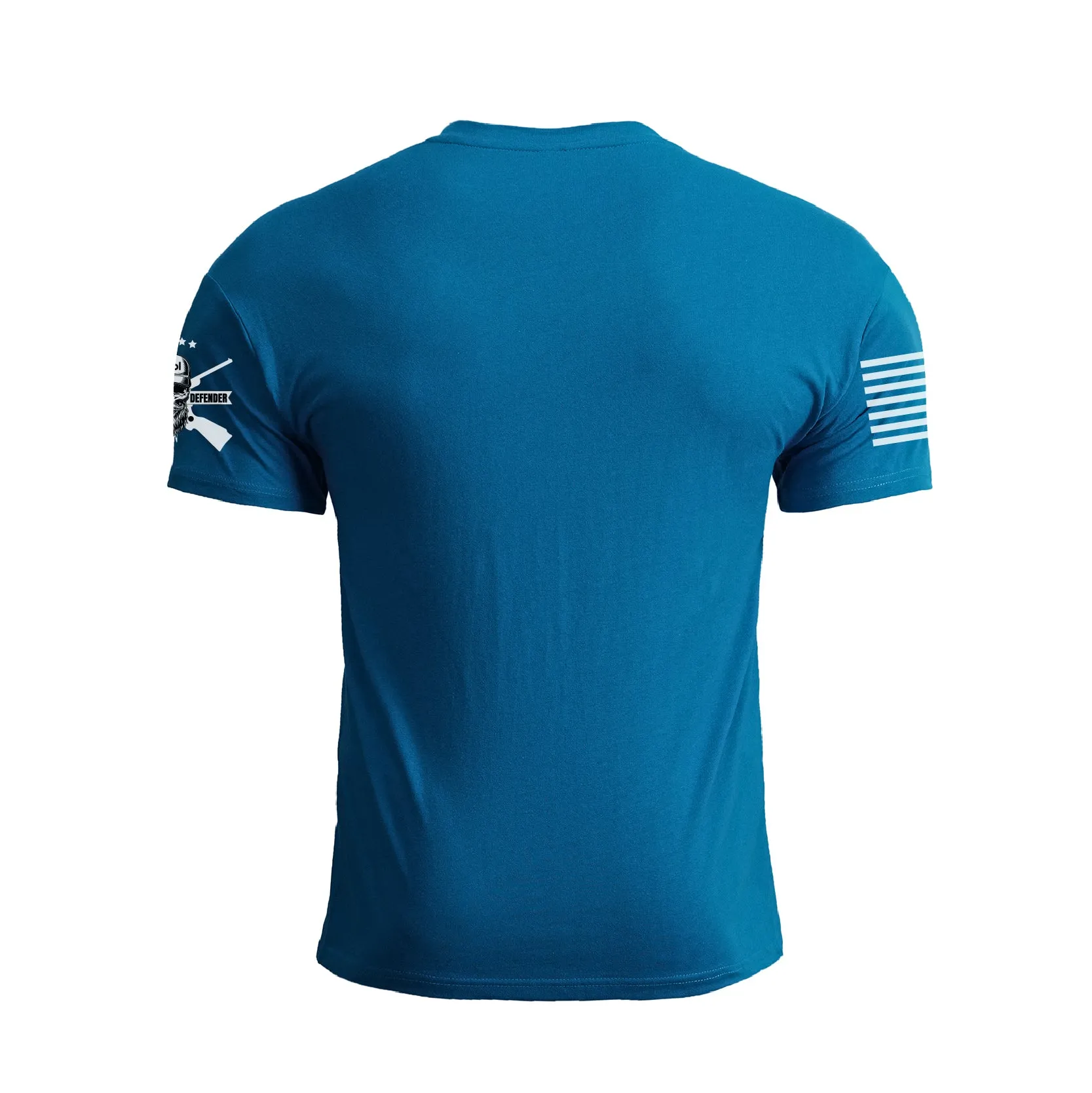 RETRO SPARTAN USA FLAG 100% COTTON GRAPHIC TEE