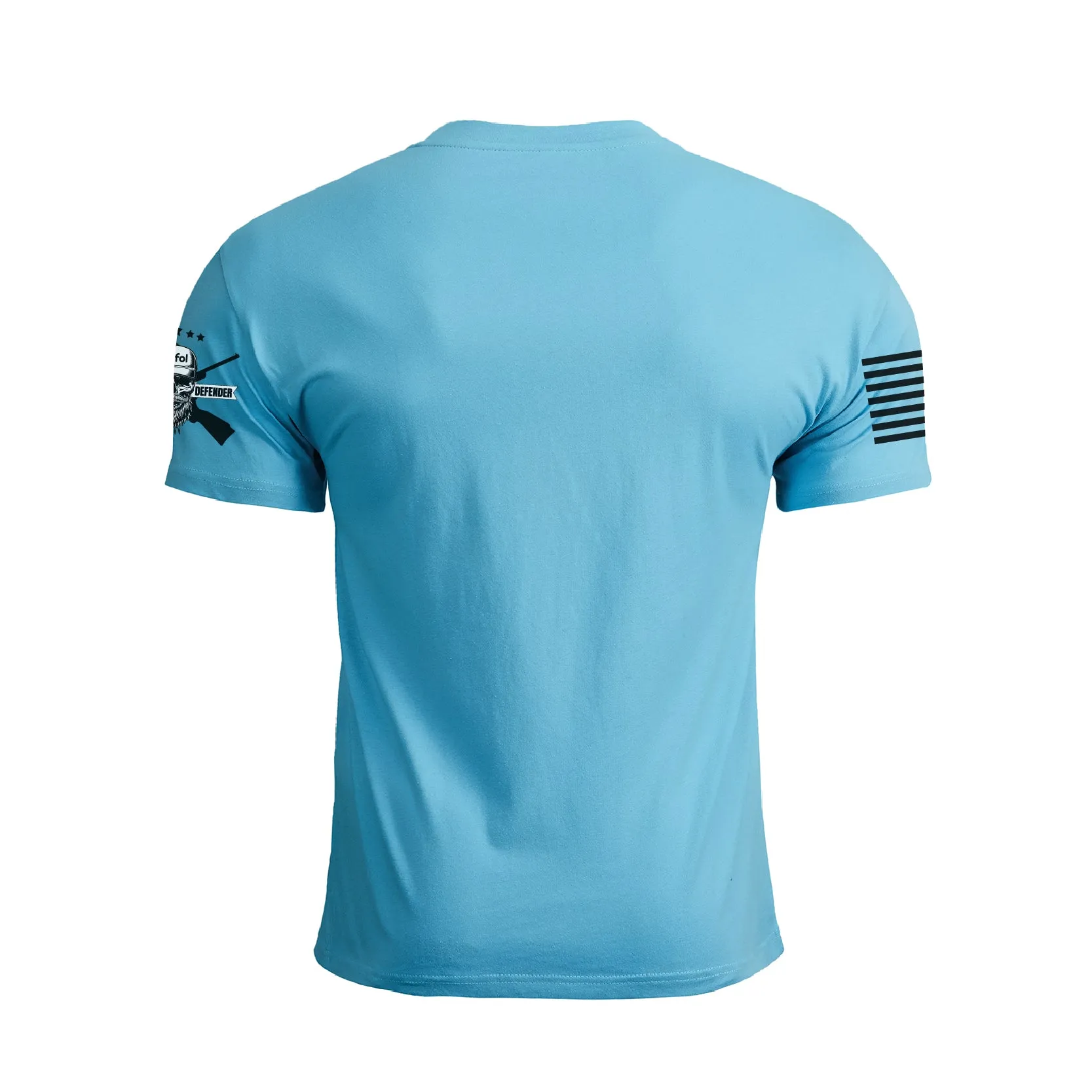 RETRO SPARTAN USA FLAG 100% COTTON GRAPHIC TEE