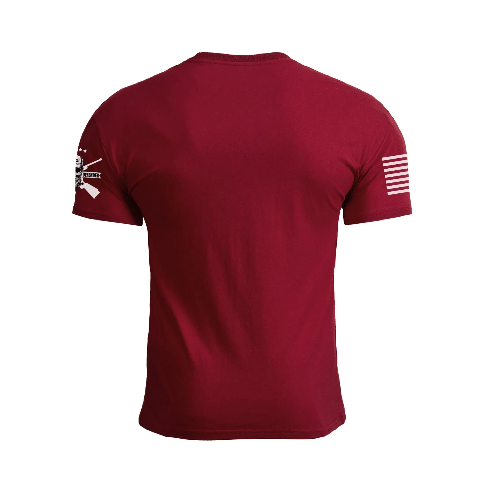 RETRO SPARTAN USA FLAG 100% COTTON GRAPHIC TEE