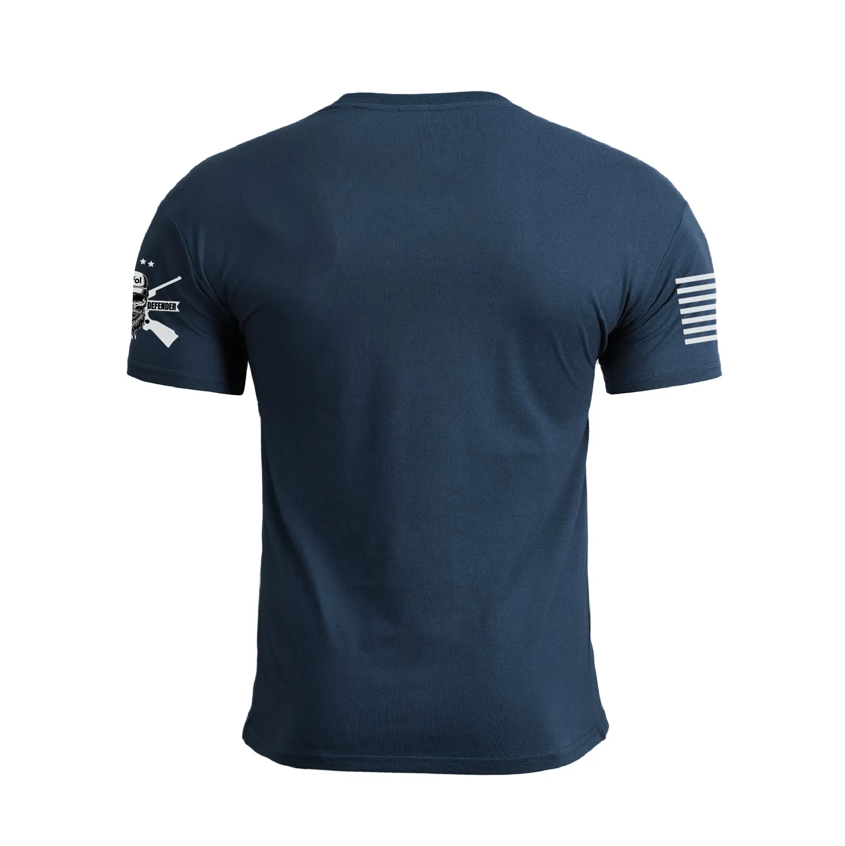 RETRO SPARTAN USA FLAG 100% COTTON GRAPHIC TEE