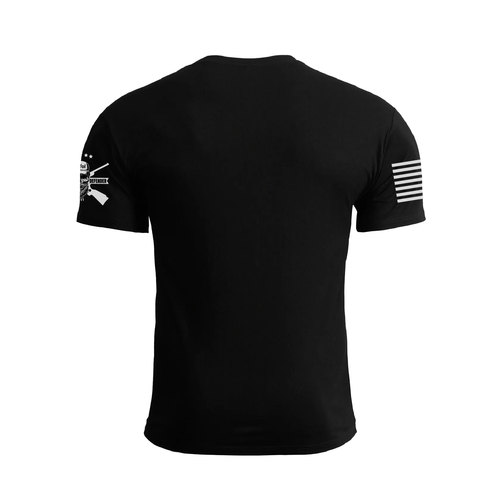 RETRO SPARTAN USA FLAG 100% COTTON GRAPHIC TEE