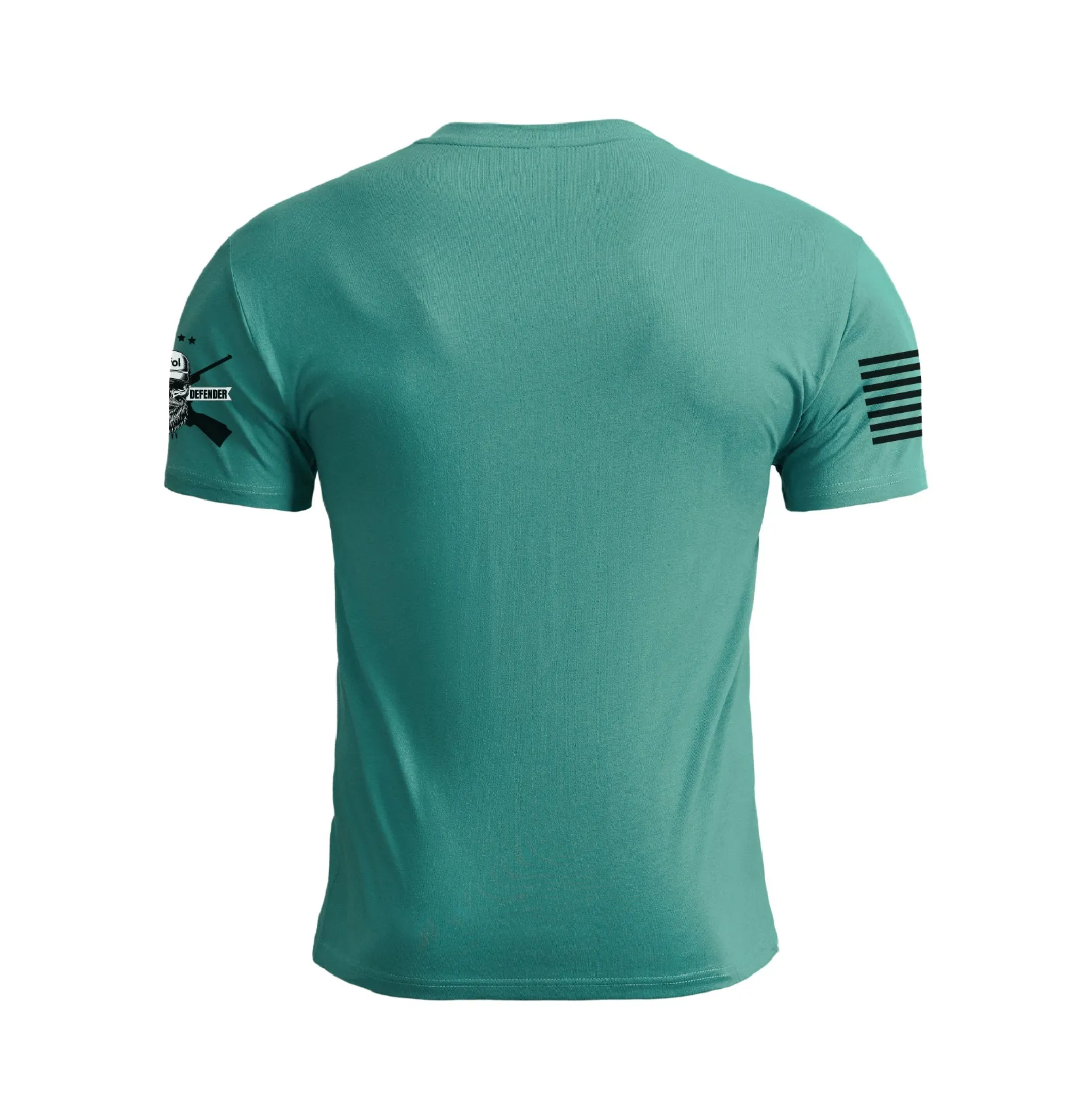 RETRO SPARTAN USA FLAG 100% COTTON GRAPHIC TEE