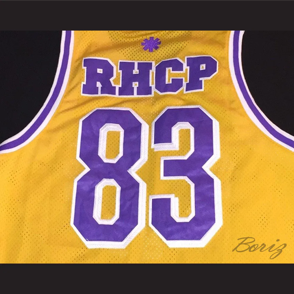 RHCP 83 Yellow Basketball Jersey