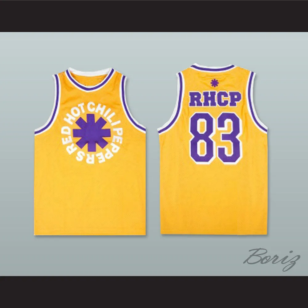 RHCP 83 Yellow Basketball Jersey