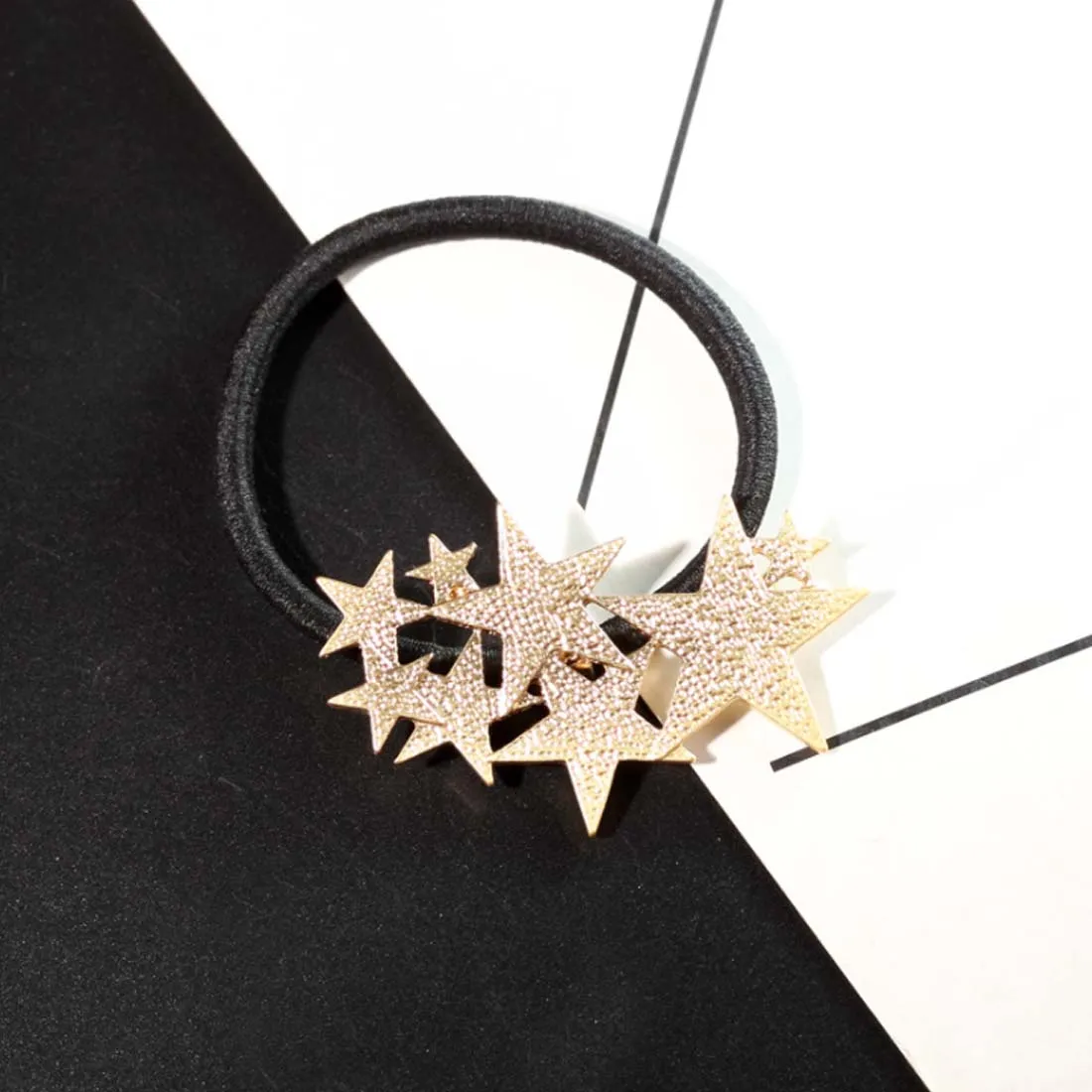 Rhinestones Starry Rubber Band