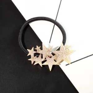 Rhinestones Starry Rubber Band
