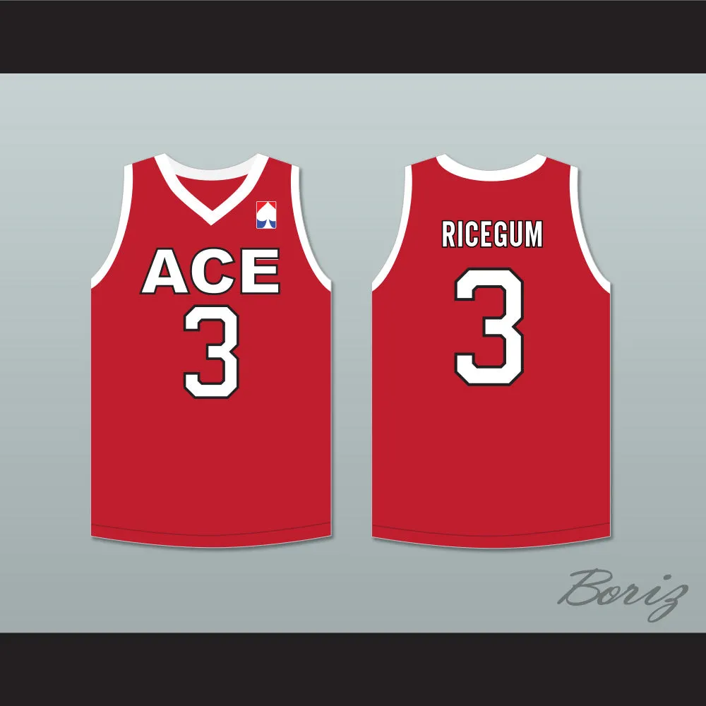 Ricegum 3 ACE Family Charity Red Basketball Jersey