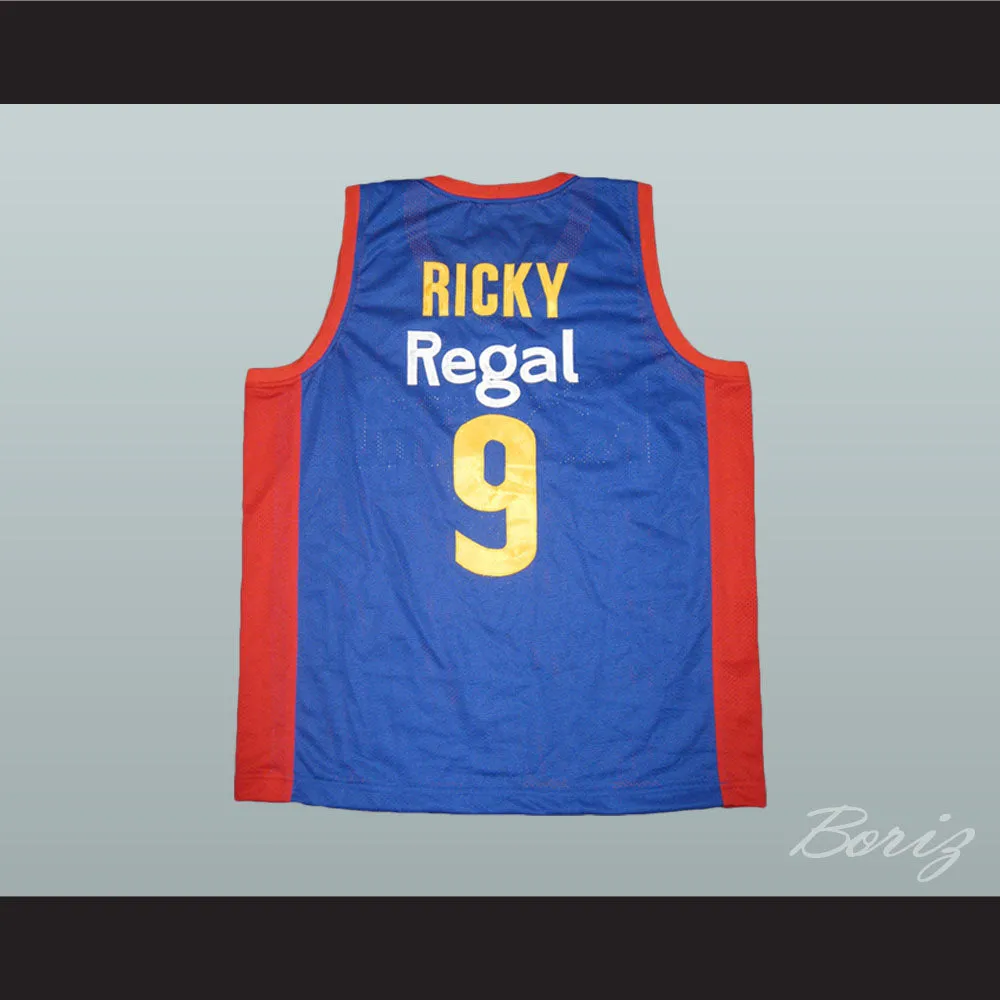 Ricky Rubio 9 Barcelona Spain Basketball Jersey