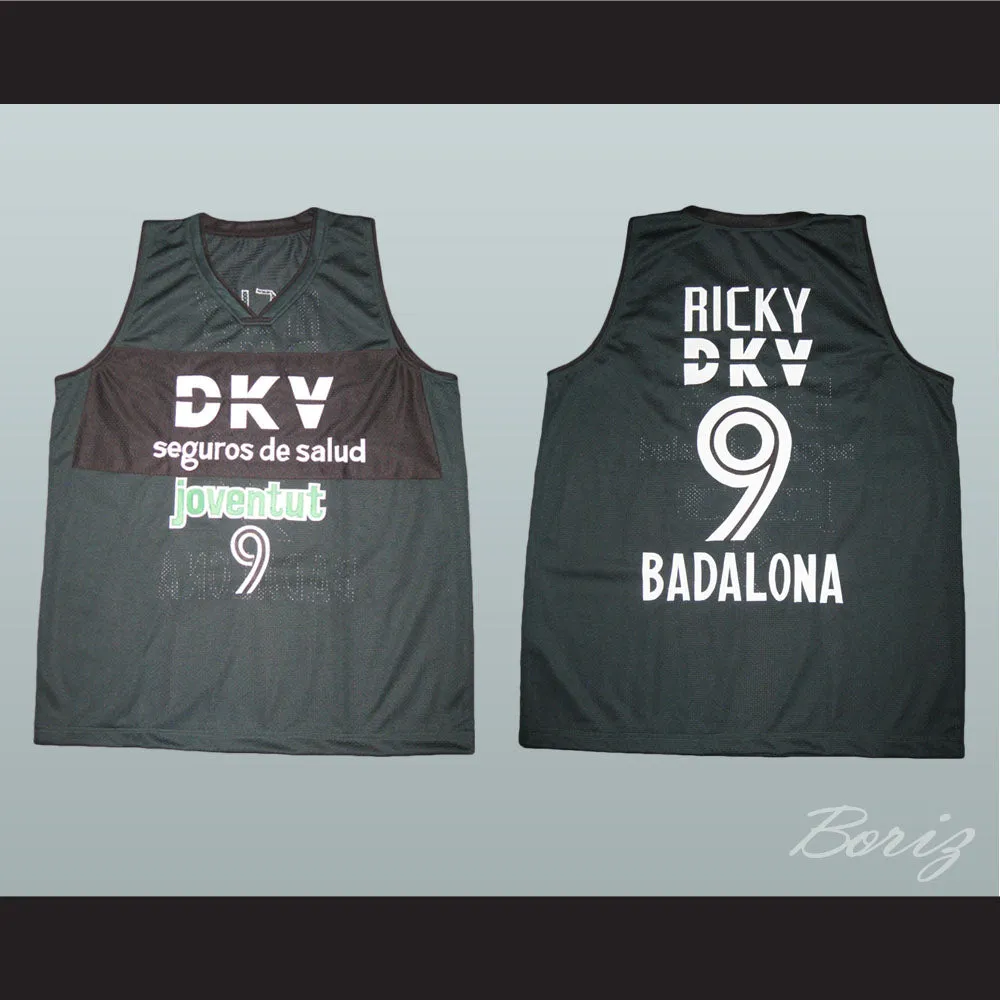 Ricky Rubio 9 DKV Barcelona Green Basketball Jersey