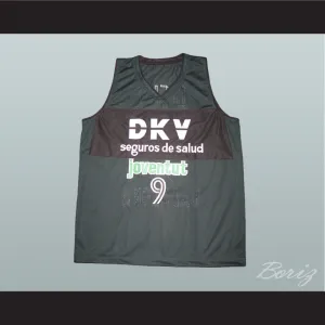 Ricky Rubio 9 DKV Barcelona Green Basketball Jersey
