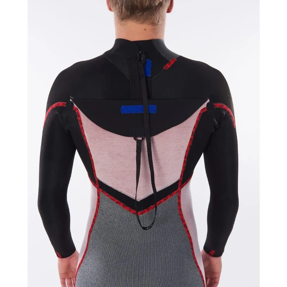 RIP CURL DAWN PATROL 4/3 BACK ZIP BLACK