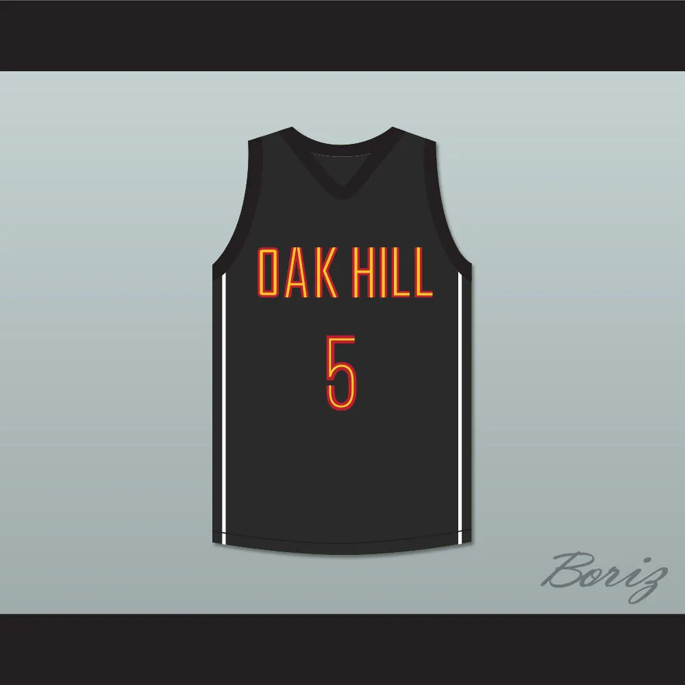 Ron Mercer 5 Oak Hill Academy Black Basketball Jersey