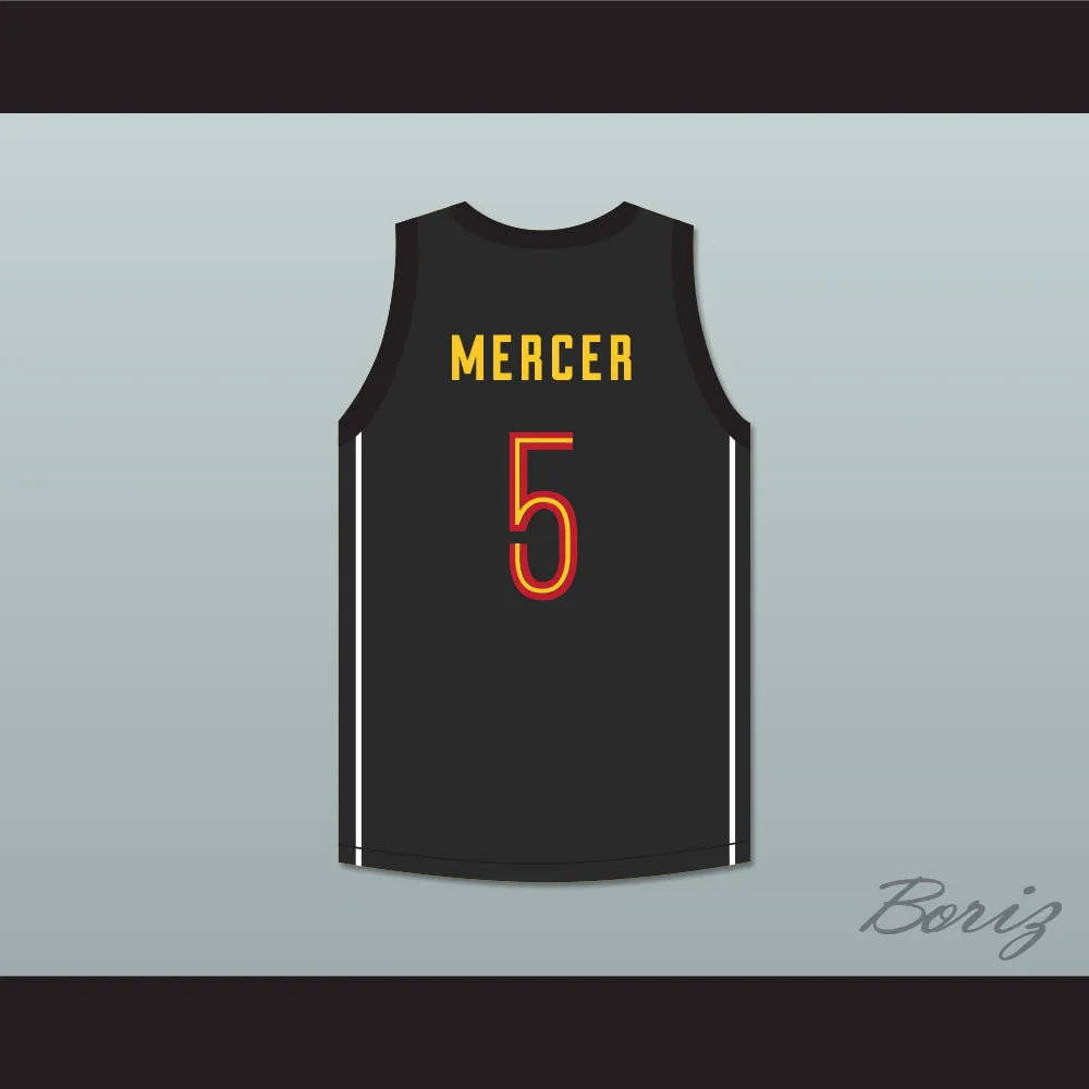 Ron Mercer 5 Oak Hill Academy Black Basketball Jersey