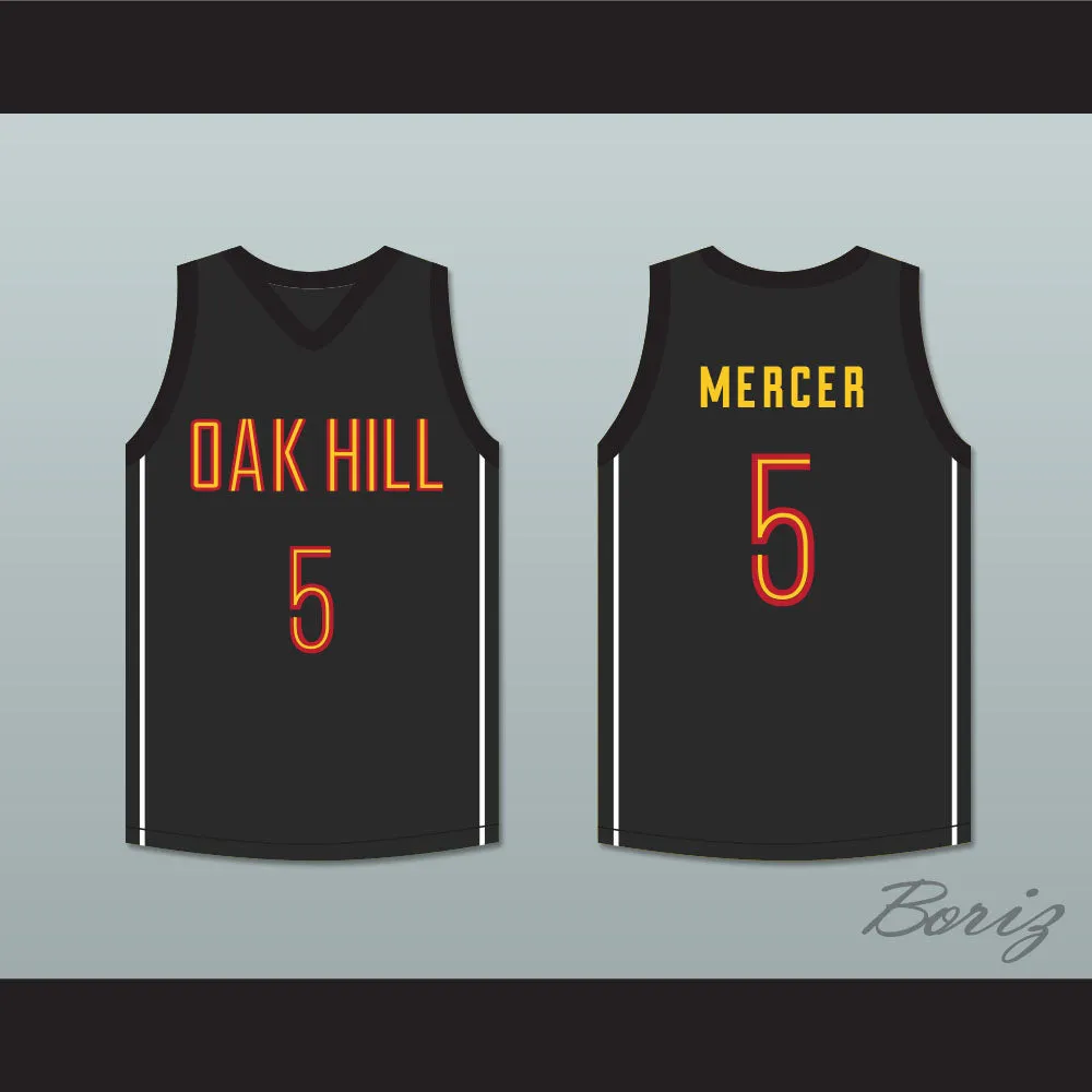 Ron Mercer 5 Oak Hill Academy Black Basketball Jersey