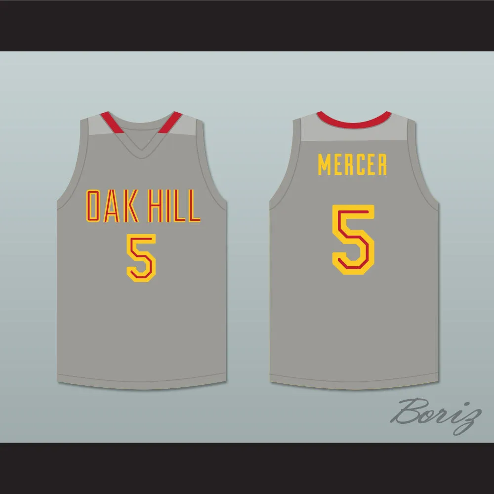 Ron Mercer 5 Oak Hill Academy Gray Basketball Jersey