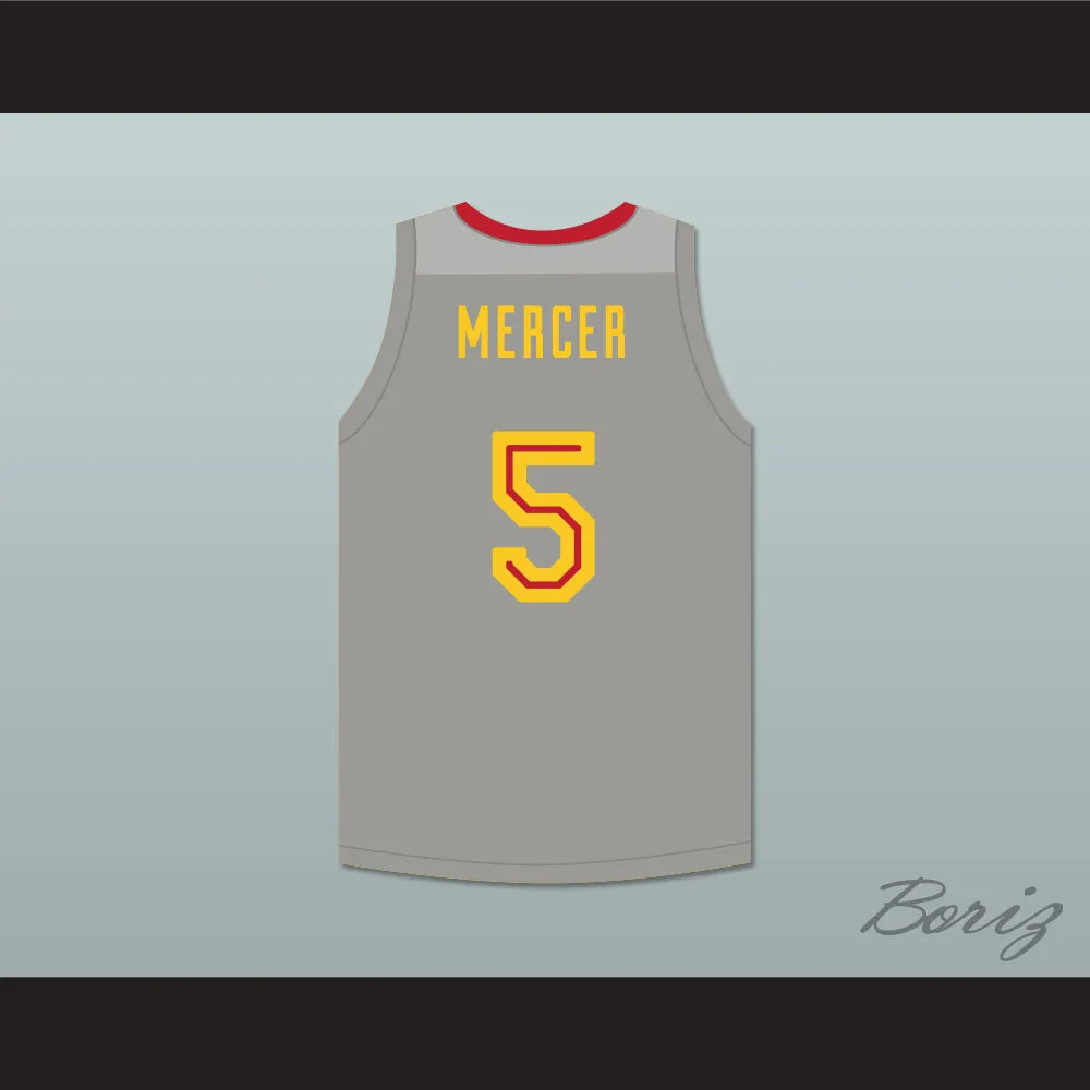Ron Mercer 5 Oak Hill Academy Gray Basketball Jersey