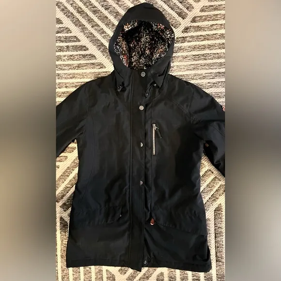 ROXY Large Black Flight Dry 10K Thinsulate Snow Skiing Ciat Jacket Orig $220