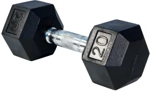 Rubber Hex Dumbbell- 20lbs