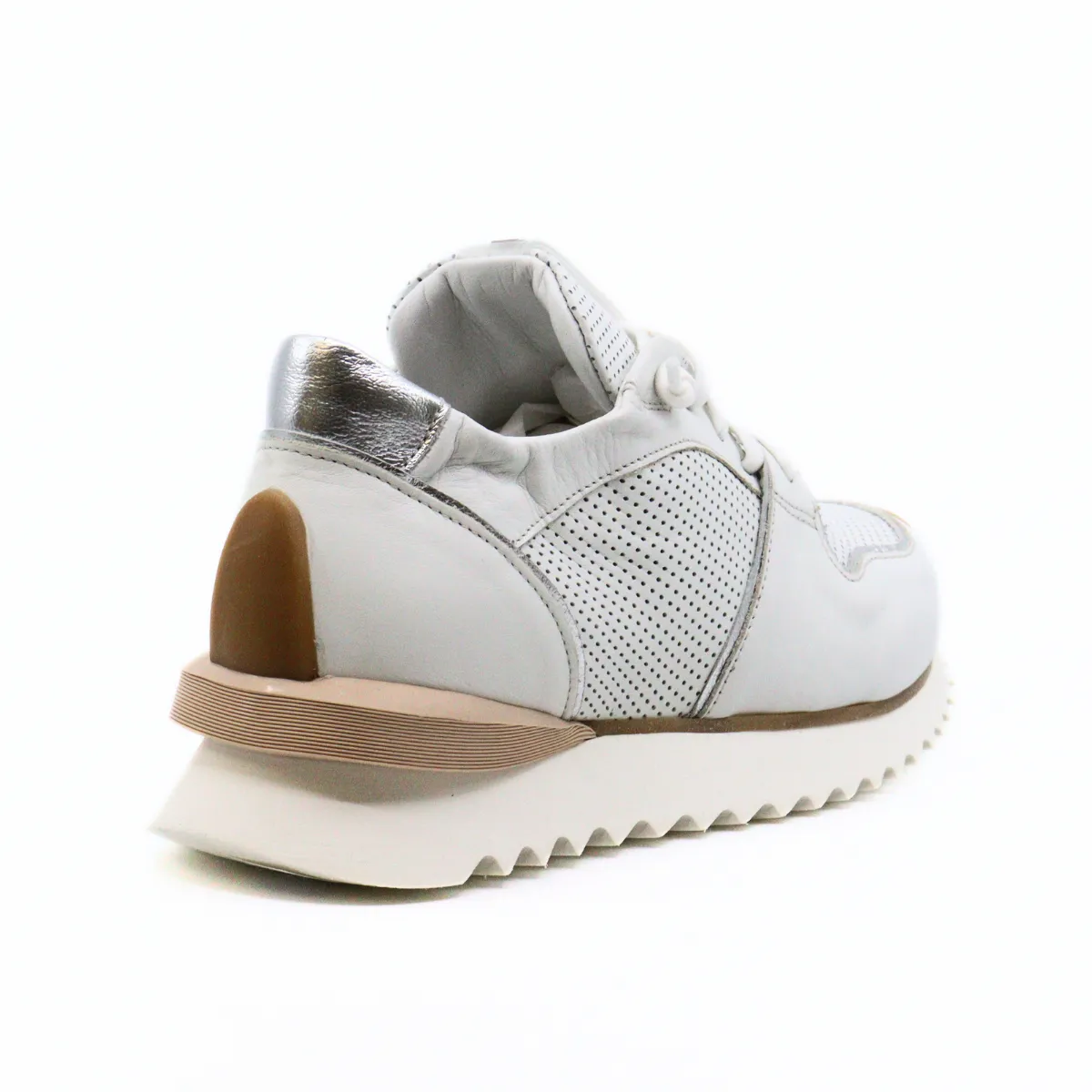 Ruffle Drill White