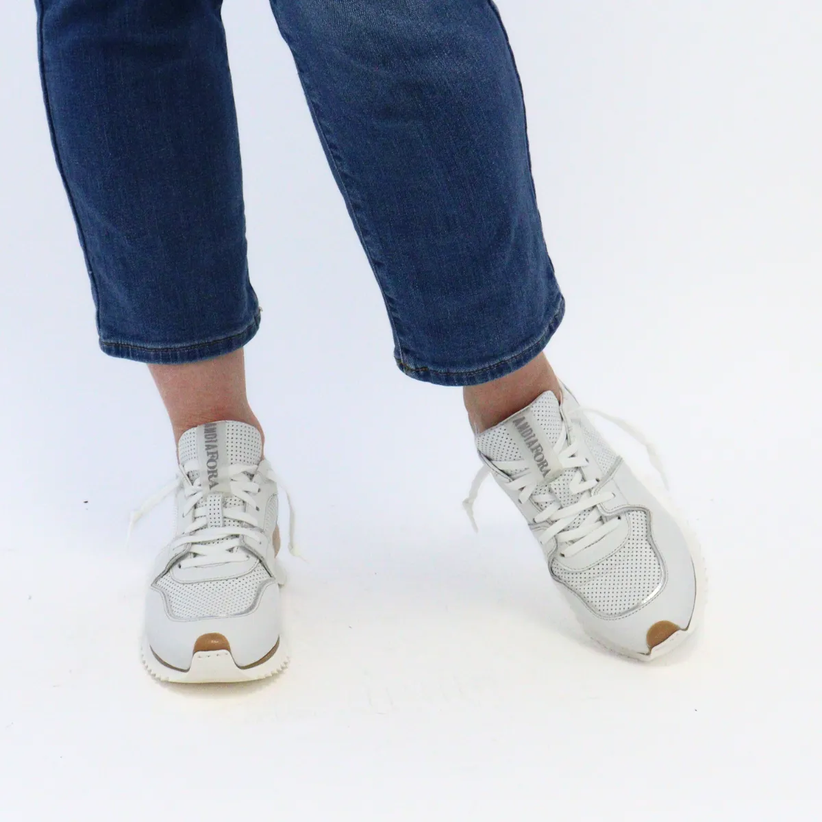 Ruffle Drill White