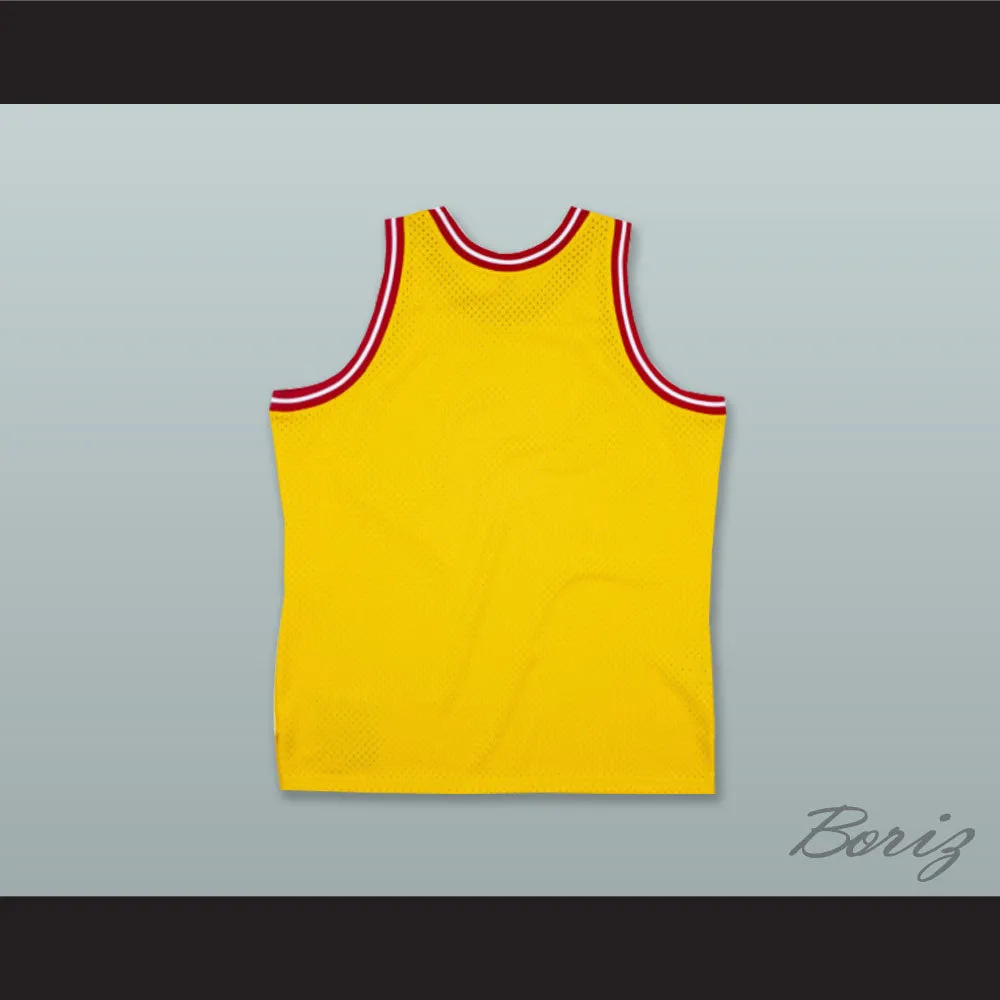 San Diego Conquistadors Yellow Basketball Jersey