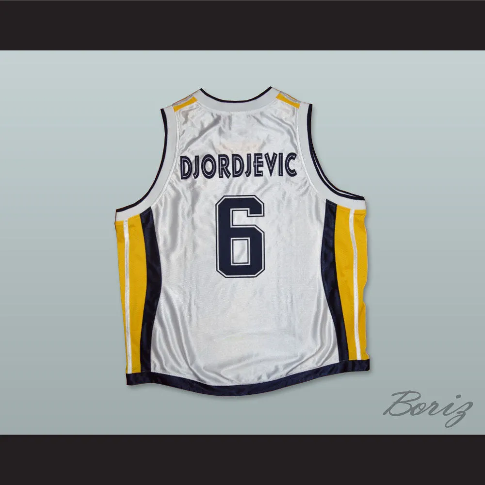 Sasha Djordjevic 6 Real Madrid Basketball Jersey