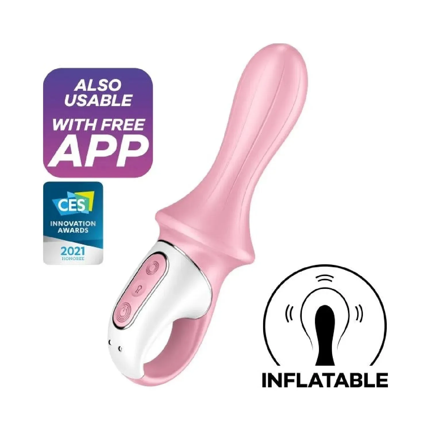 Satisfyer Air Pump Booty 5  Red