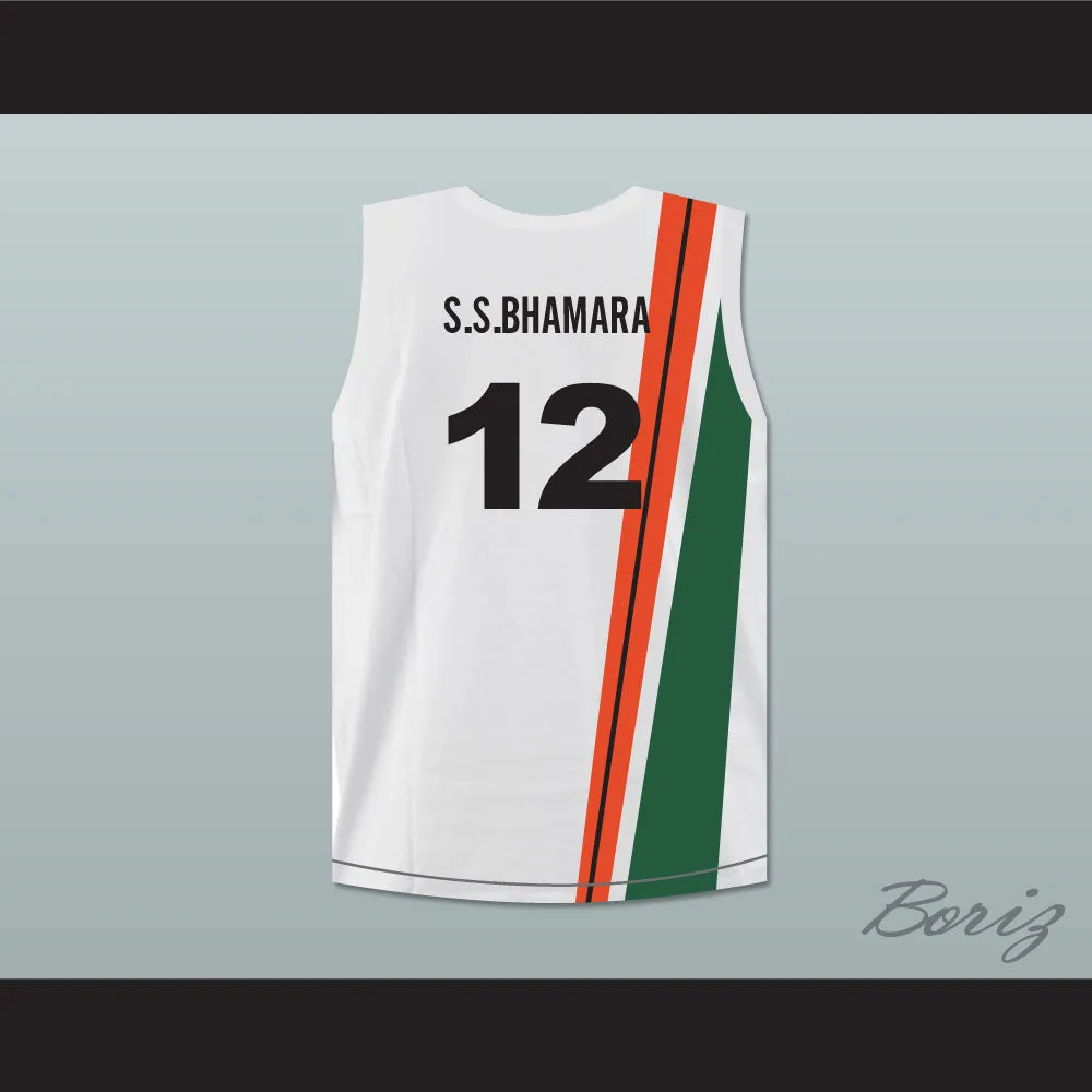 Satnam Singh Bhamara 12 India Basketball Jersey
