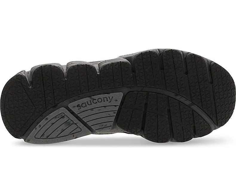 Saucony Black/Grey Kotaro 4 A/C Children's/Youth Sneaker