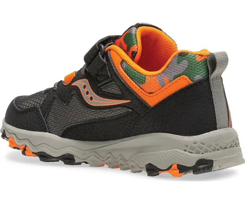 Saucony Black/Orange/Camo Peregrine Shield 2 A/C Children's/Youth Sneaker