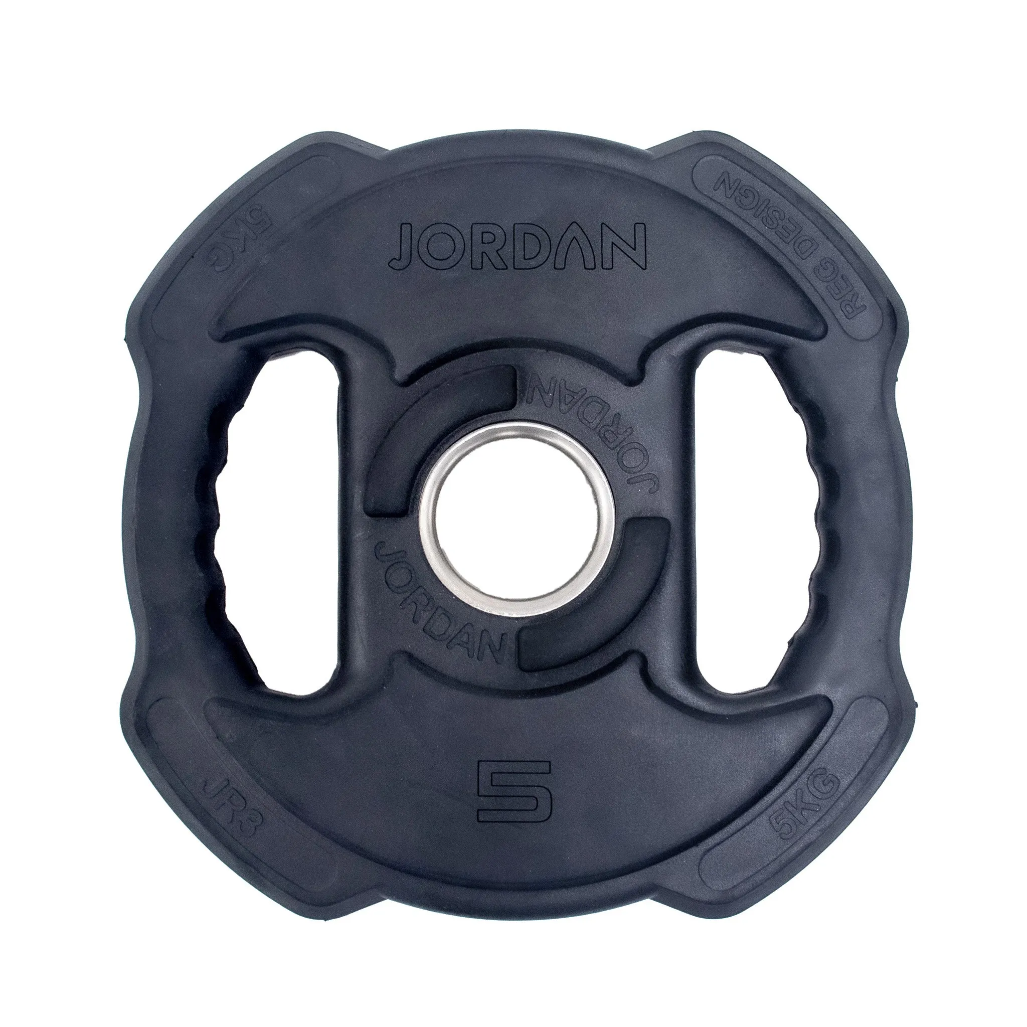 SAVE 50%! JORDAN® Ignite V2 Premium Rubber Olympic Weight Plates (Clearance)
