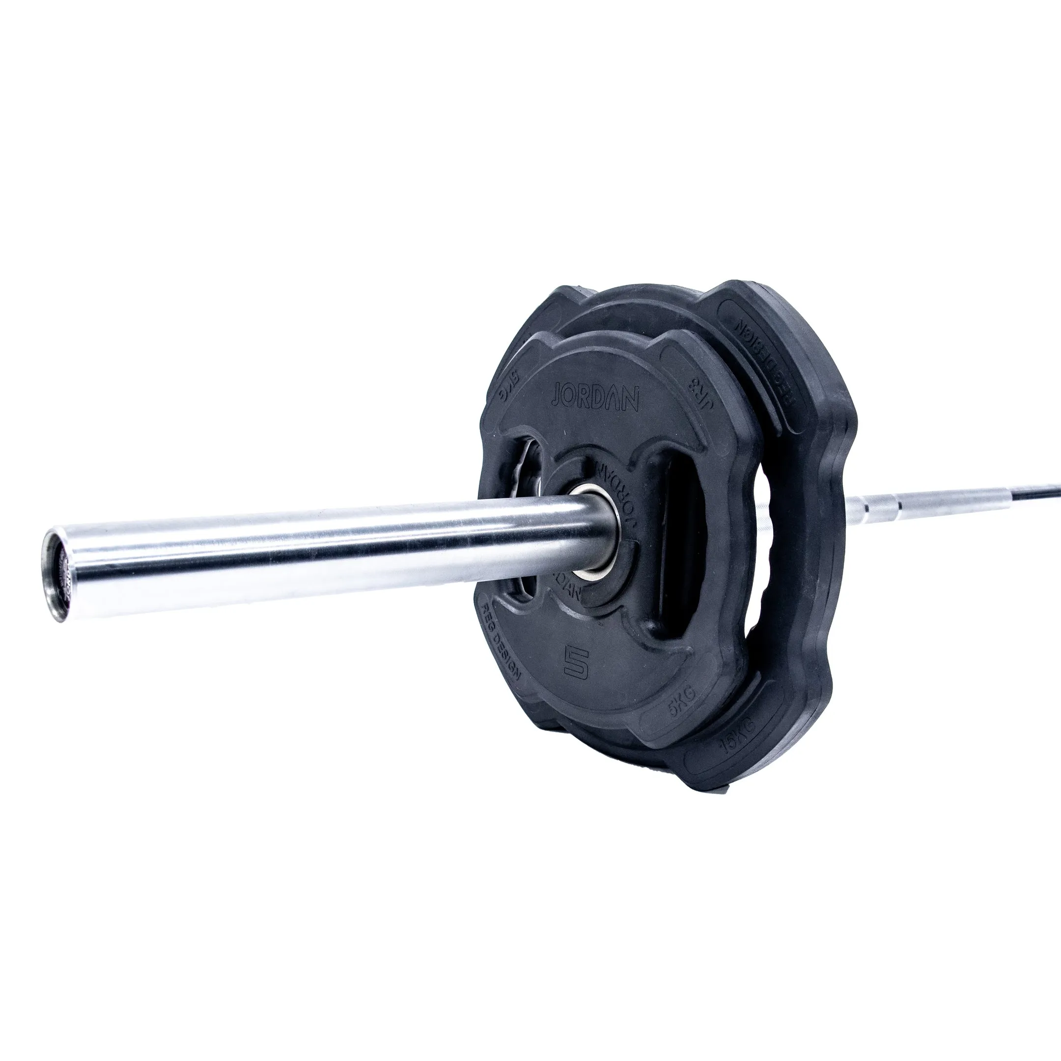 SAVE 50%! JORDAN® Ignite V2 Premium Rubber Olympic Weight Plates (Clearance)