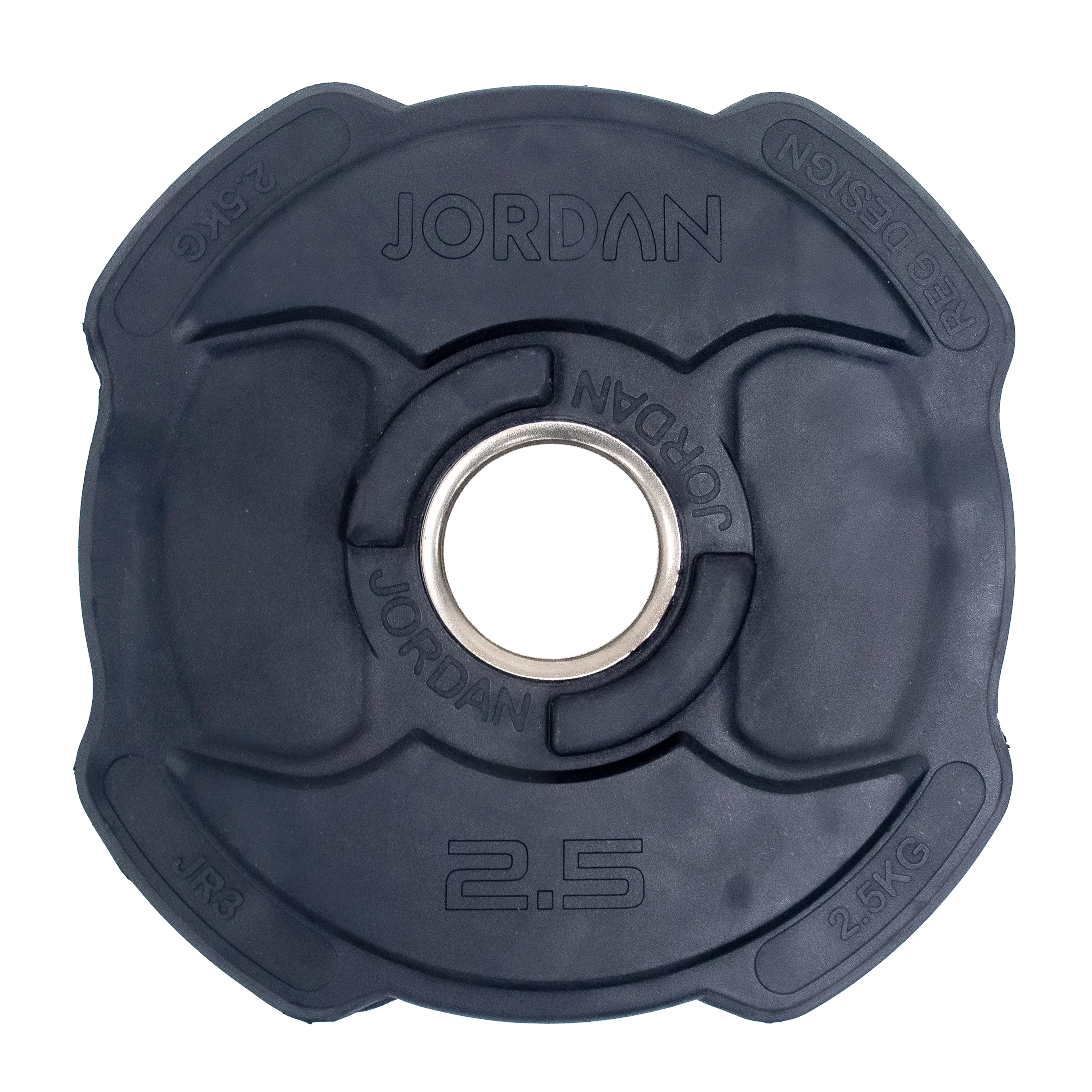SAVE 50%! JORDAN® Ignite V2 Premium Rubber Olympic Weight Plates (Clearance)