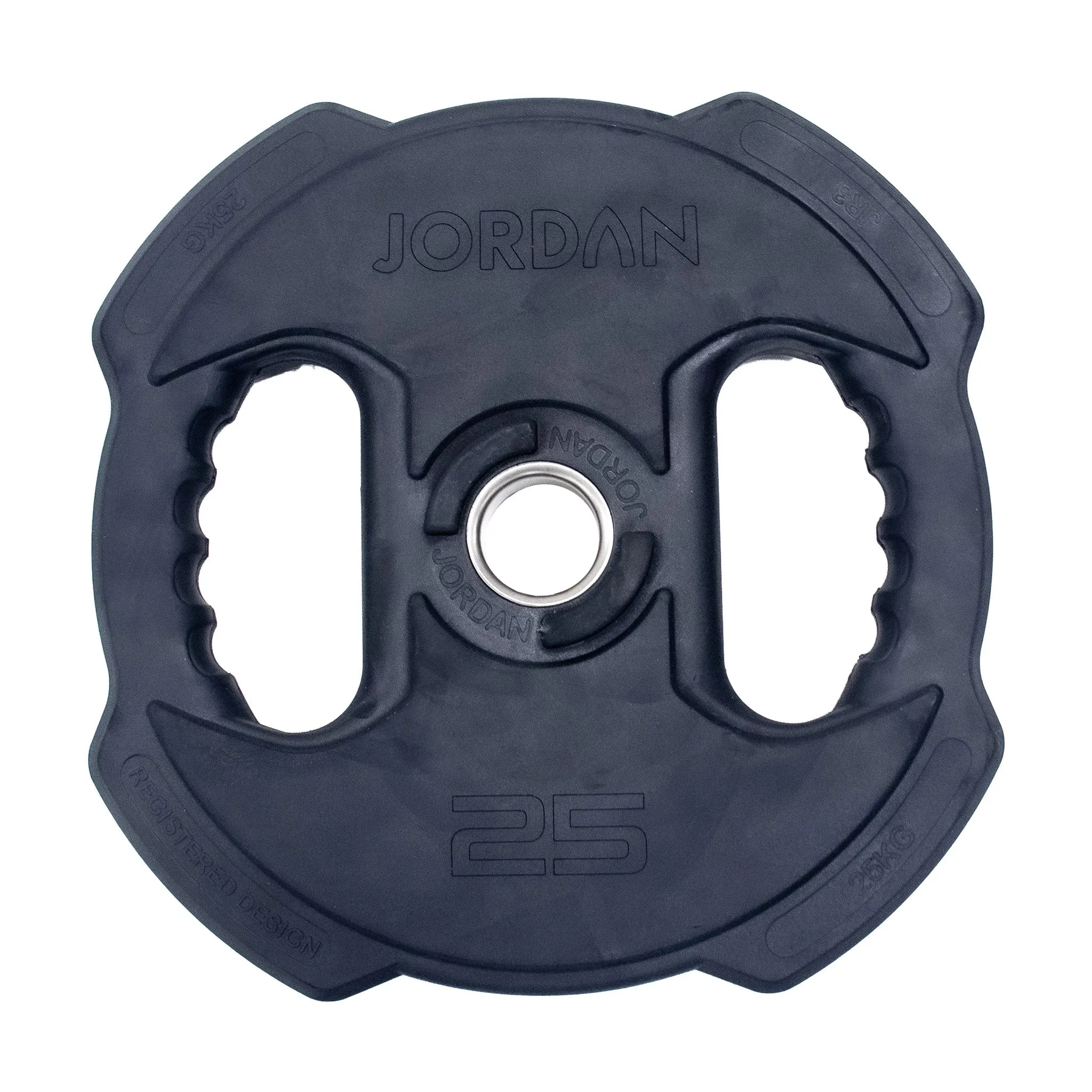 SAVE 50%! JORDAN® Ignite V2 Premium Rubber Olympic Weight Plates (Clearance)