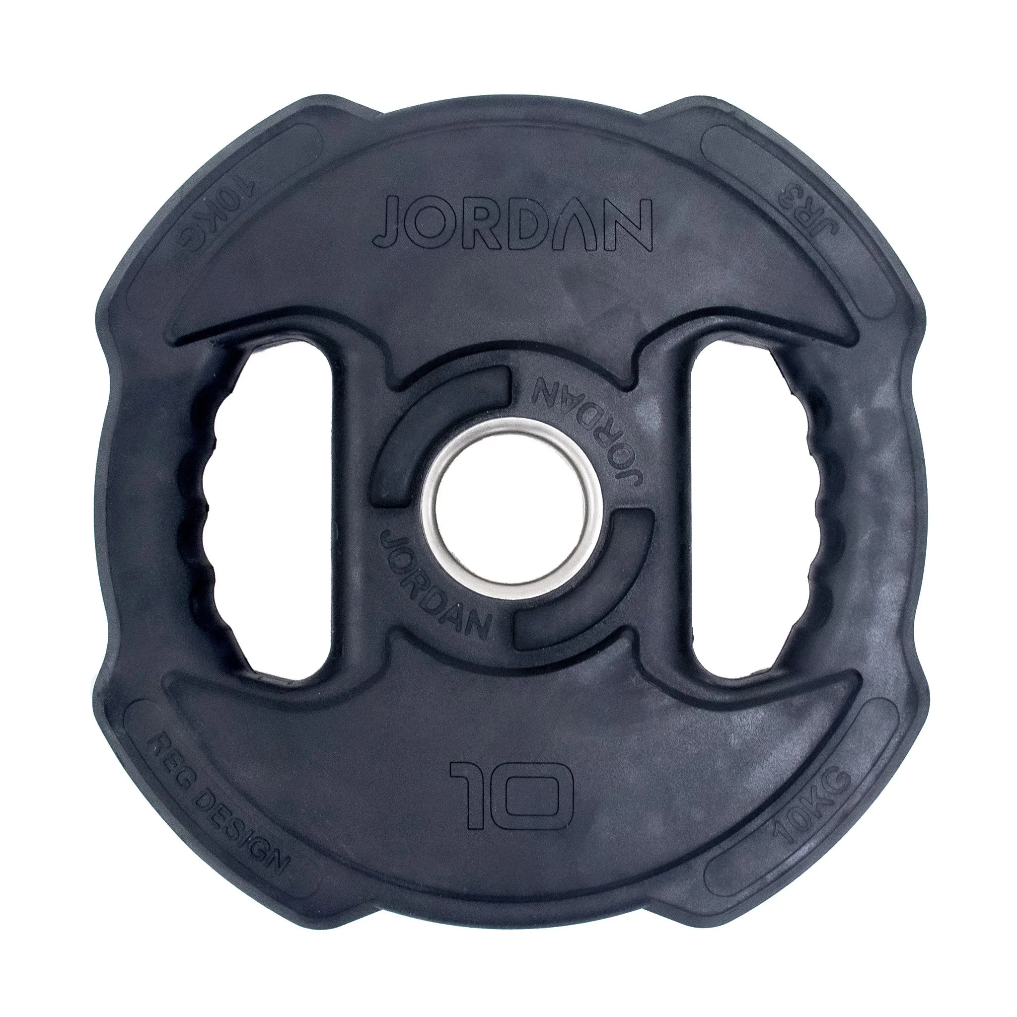 SAVE 50%! JORDAN® Ignite V2 Premium Rubber Olympic Weight Plates (Clearance)