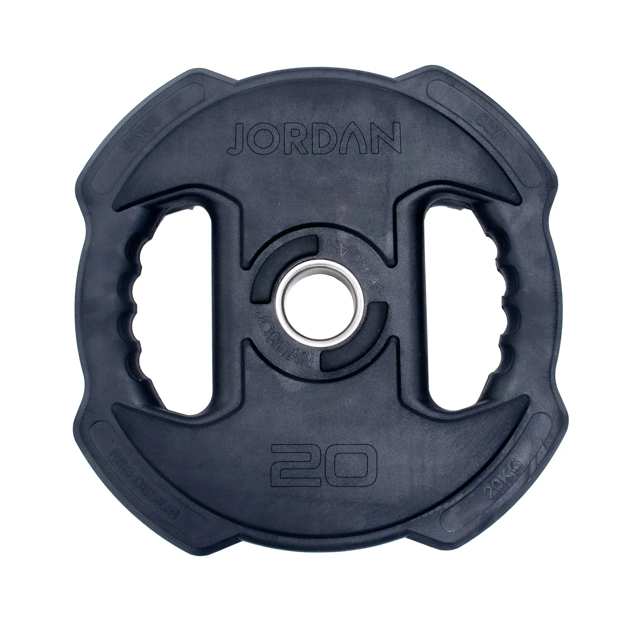 SAVE 50%! JORDAN® Ignite V2 Premium Rubber Olympic Weight Plates (Clearance)