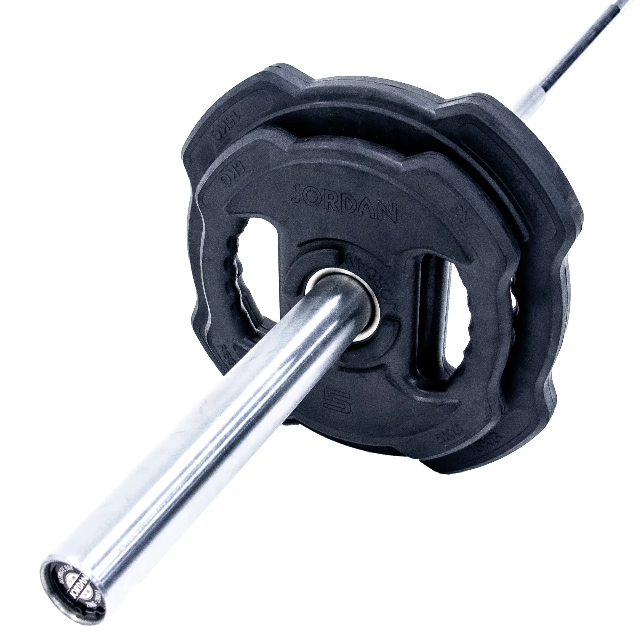 SAVE 50%! JORDAN® Ignite V2 Premium Rubber Olympic Weight Plates (Clearance)