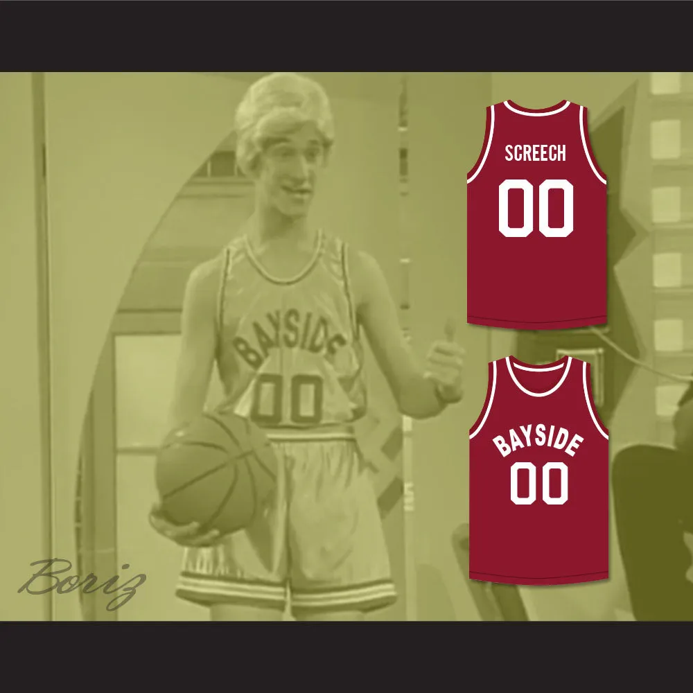 Saved By The Bell Screech 00 Bayside Tigers Basketball Jersey Away