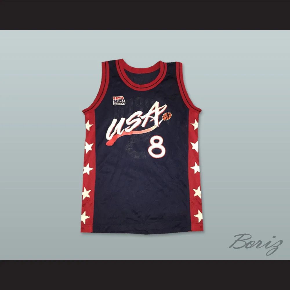 Scottie Pippen 8 USA Basketball Jersey Includes USA Patch