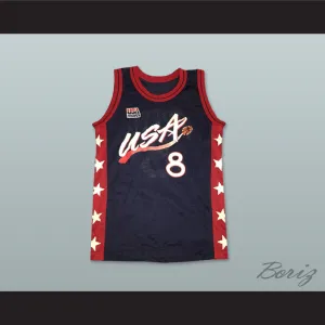 Scottie Pippen 8 USA Basketball Jersey Includes USA Patch