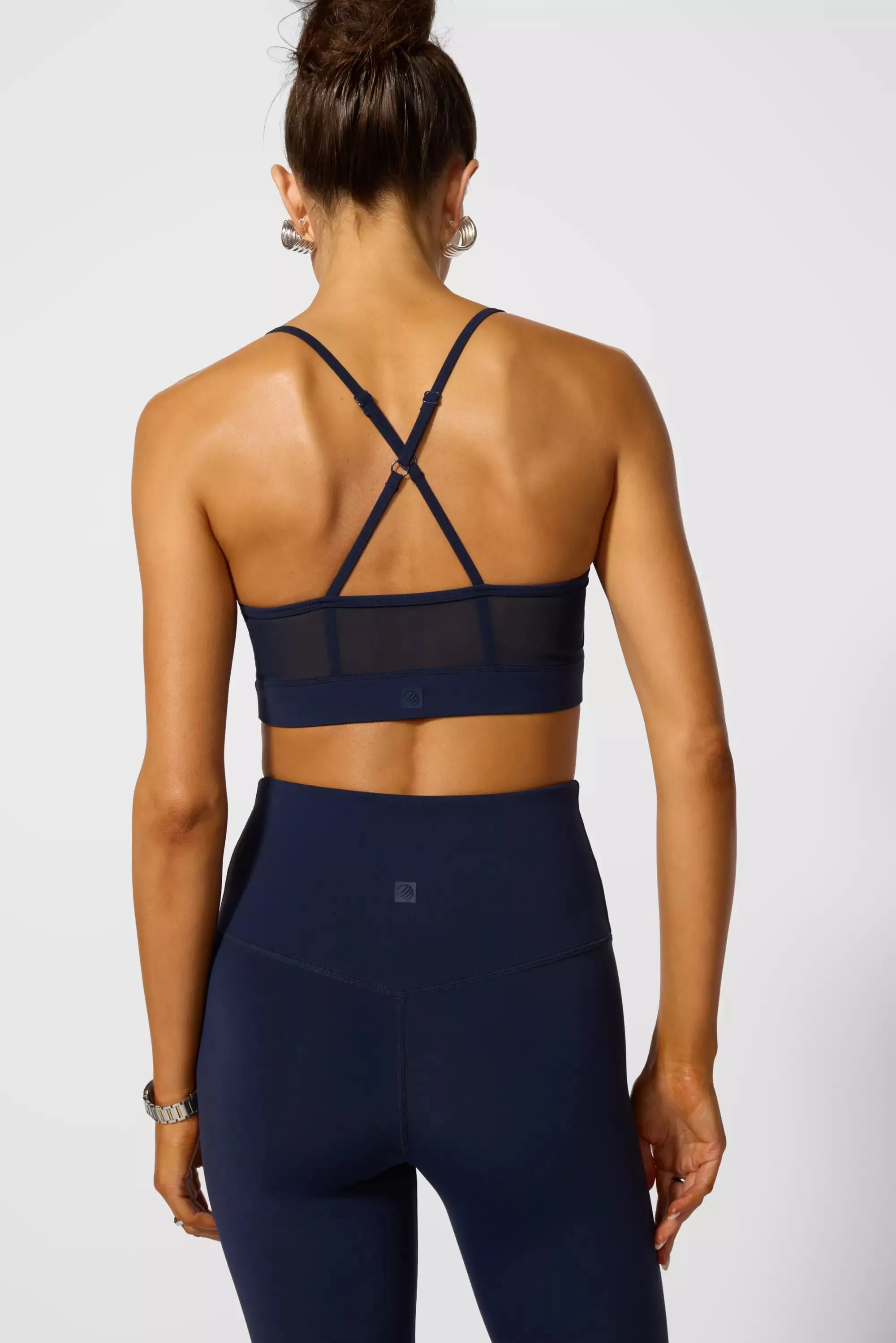 Sculpt Cross Back Bra - Navy Blazer