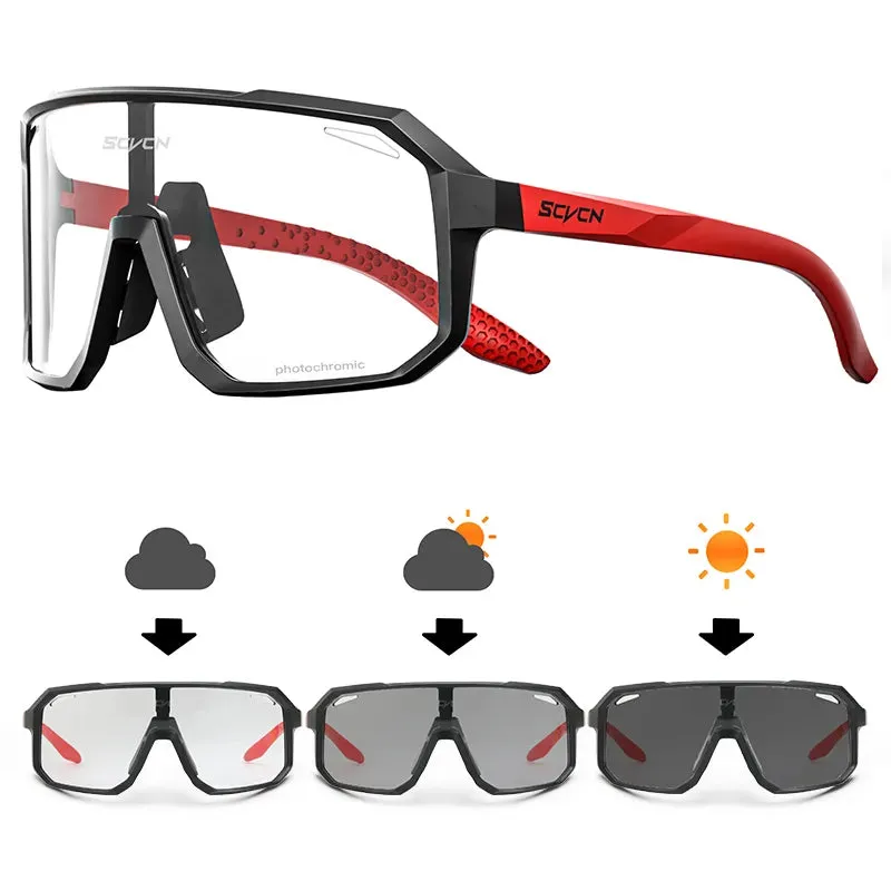 SCVCN MTB Cycling Glasses fishing Sports Running Driving Sunglasses UV400 Road