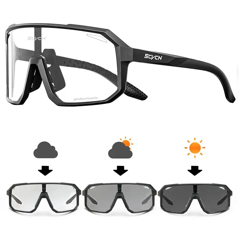 SCVCN MTB Cycling Glasses fishing Sports Running Driving Sunglasses UV400 Road