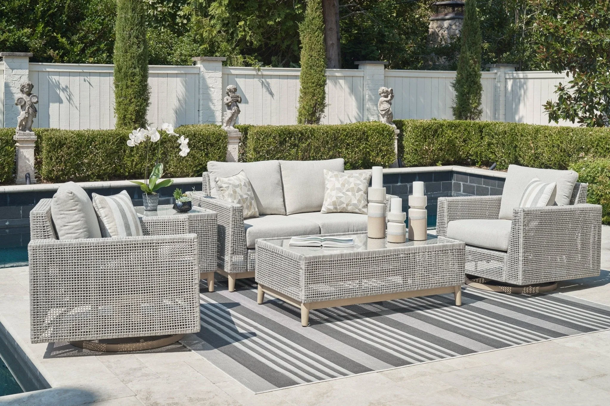 Seaton Creek Outdoor Seating Group (Sold Individually)