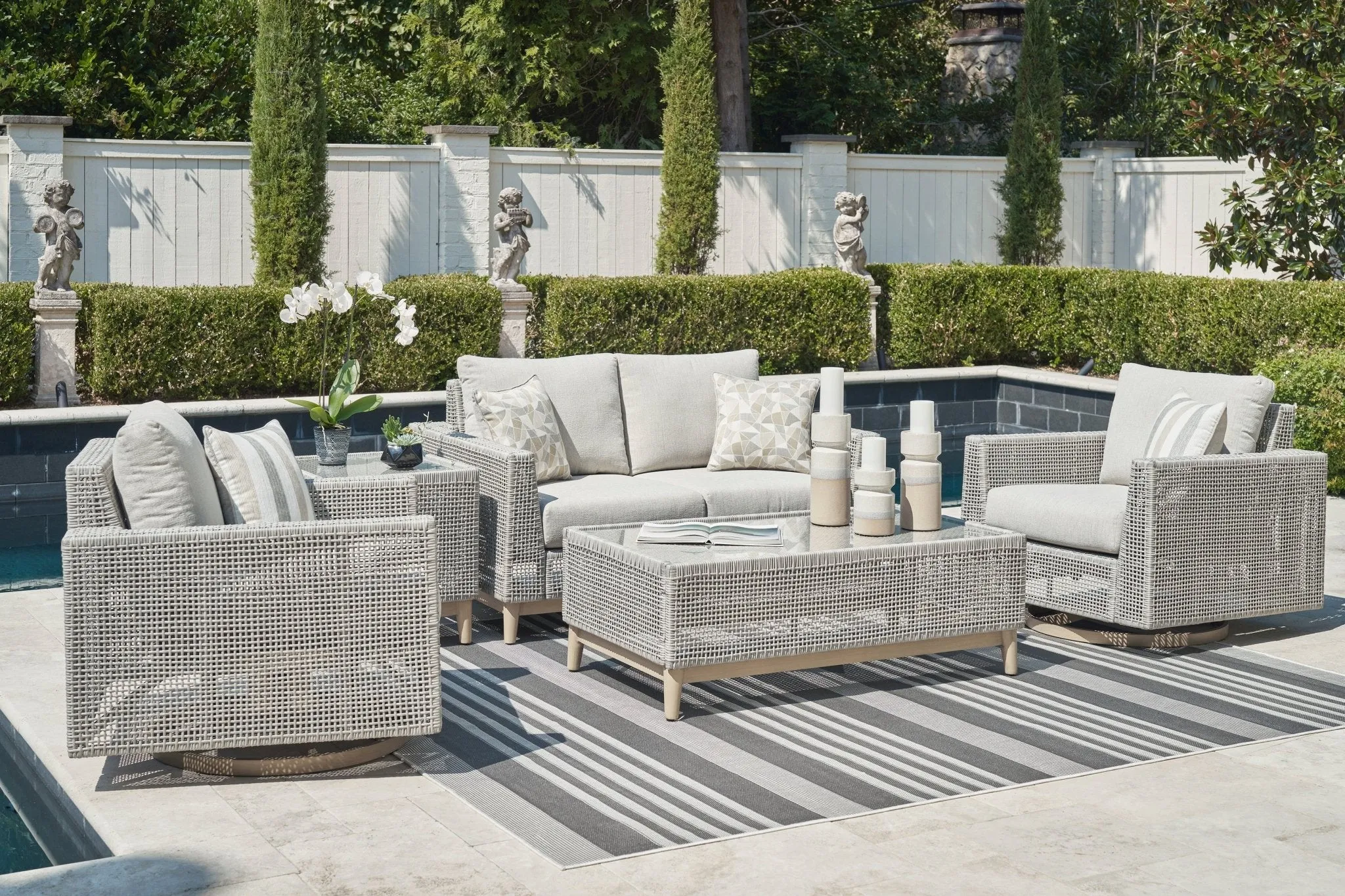 Seaton Creek Outdoor Seating Group (Sold Individually)