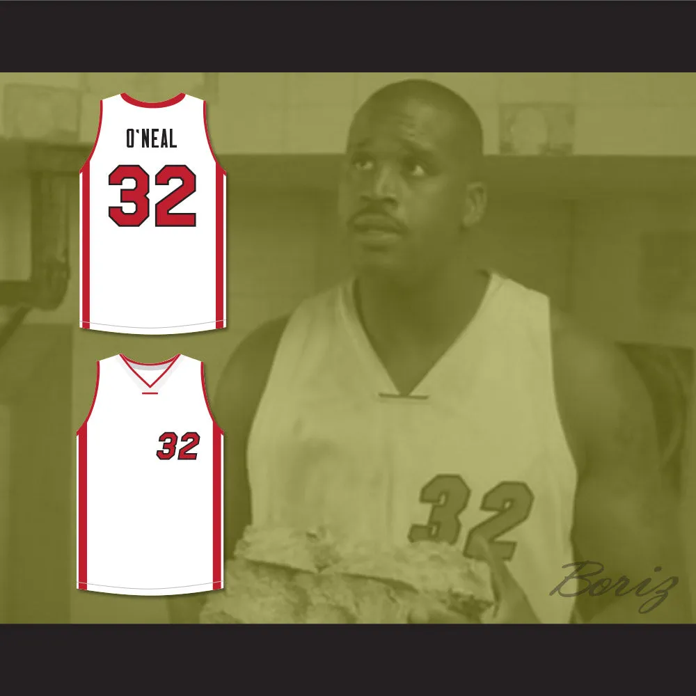 Shaquille O'Neal 32 White Basketball Jersey Scary Movie 4