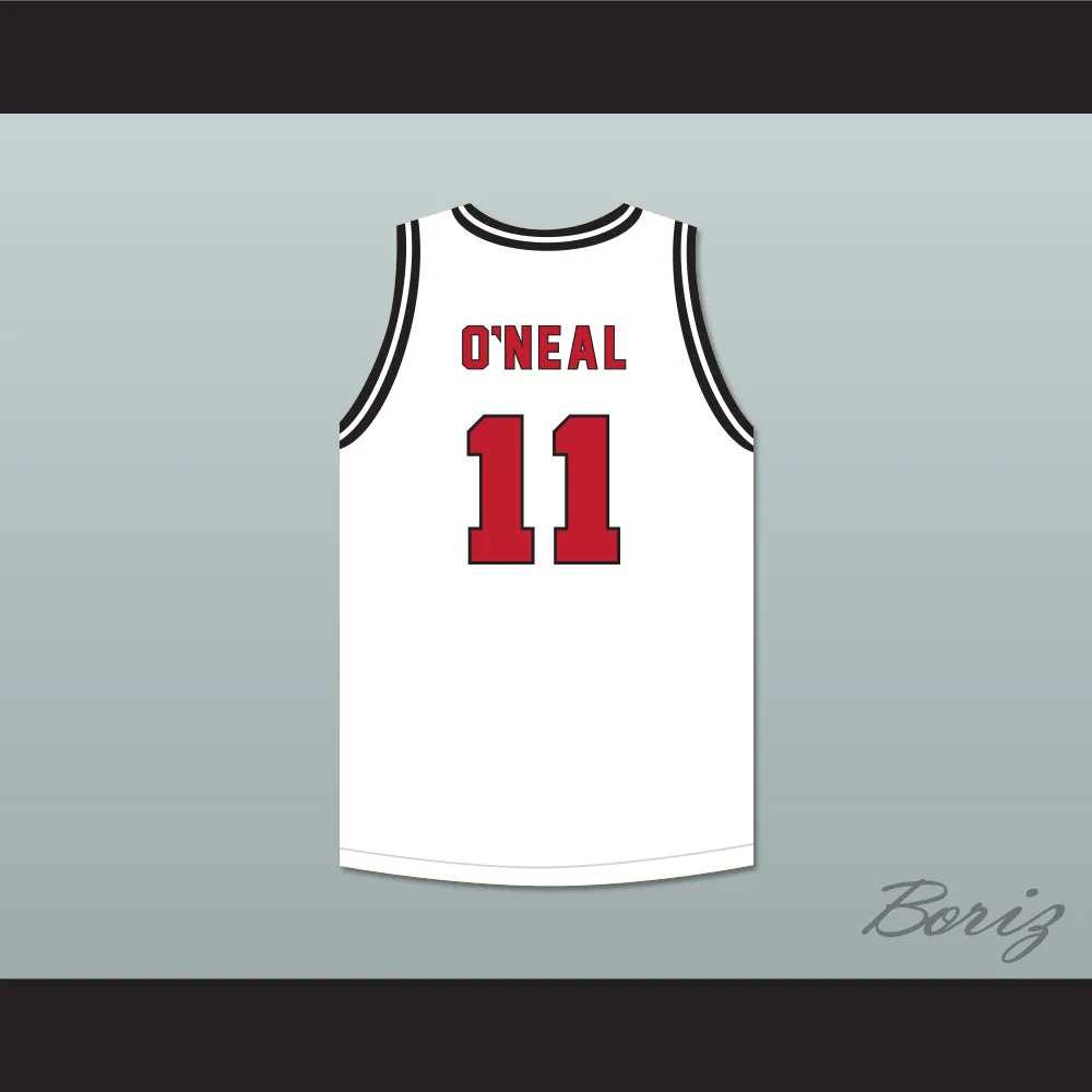 Shareef O'Neal 11 Crossroads School Roadrunners White Basketball Jersey 2