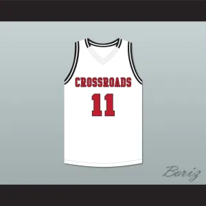 Shareef O'Neal 11 Crossroads School Roadrunners White Basketball Jersey 2